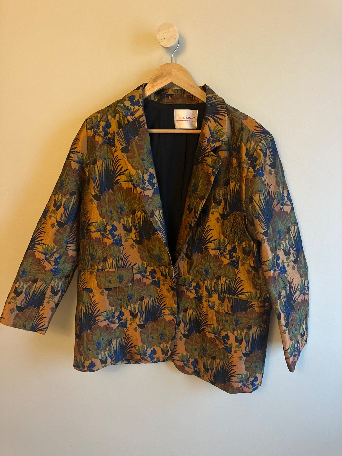 Studio Amaya blazer met bloemenpatroon – nieuw